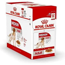 Royal Canin Size Health Nutrition Medium Adult Wet Dog Food, 10 Pouches