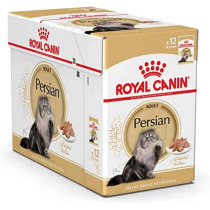 Royal Canin Feline Breed Nutrition Persian Cat Wet Food Pouches 12x85g | Persian Adult Cat Wet Food