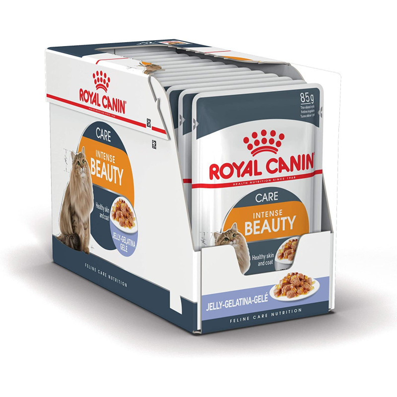 Royal Canin Feline Care Nutrition Intense Beauty Jelly Wet Foodpouches