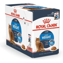 Royal Canin Feline Care Nutrition Light Weight Care Cat Wet Food Pouches - 12X85g, Adult Cat Foods