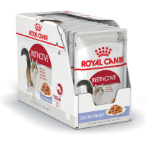 Royal Canin Feline Health Nutrition Instinctive Adult Cats Jelly Wet Food Pouches 12X85g