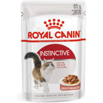 Royal Canin Feline Health Nutrition Instinctive Adult Cats Gravy Wet Food Pouches 12X85g