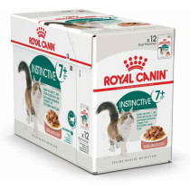 Royal Canin Feline Health Nutrition Instinctive 7+ Cat Gravy Wet Food 12X85g Pouches