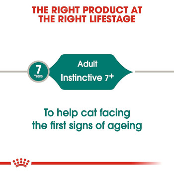 Royal Canin Feline Health Nutrition Instinctive 7+ Cat Gravy Wet Food 12X85g Pouches