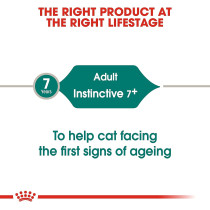 Royal Canin Feline Health Nutrition Instinctive 7+ Cat Gravy Wet Food 12X85g Pouches