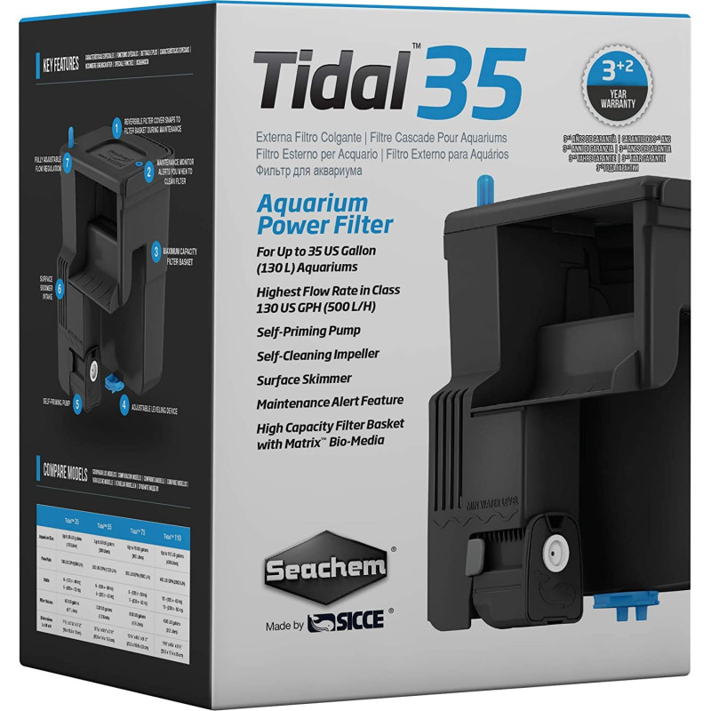 Seachem Hang On Tidal Filter 35 Uk Plug