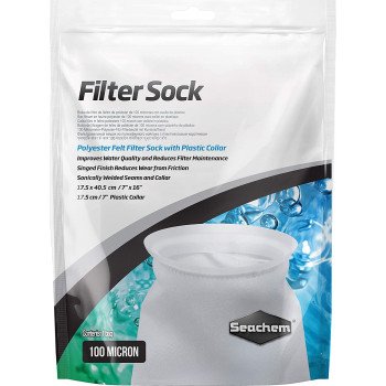 Seachem Filter Sock 100 Micron Welded 17.5 X 40.5Cm