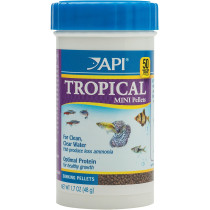 API Mini Pellets Tropical Fish Food 1.7 OZ