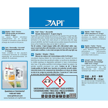 API Ammonia Test Kit 130 count