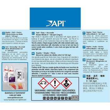 API Nitrate NO3 Test Kit 90 count