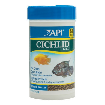 API Pellets Cichlid Fish Food 2.5 OZ