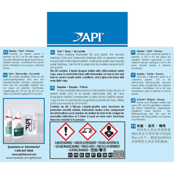 API GH & KH General & Carbonate Hardness Test Kit