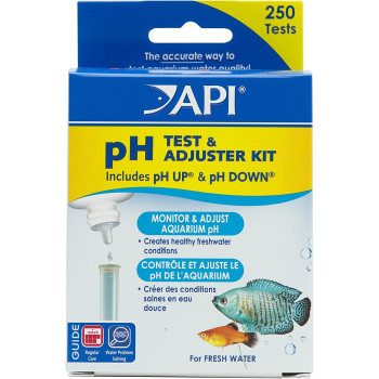 API pH Freshwater Aquarium Test & Adjuster Combo Kit 250 count