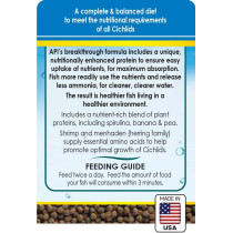 API Pellets Cichlid Fish Food 4.2 OZ