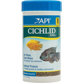 API Pellets Cichlid Fish Food 4.2 OZ