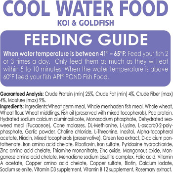 API Pond Cool Water Food  11 oz.