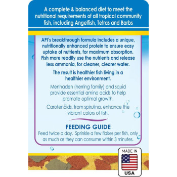 API Pellets Tropical Fish Food 4.2 OZ