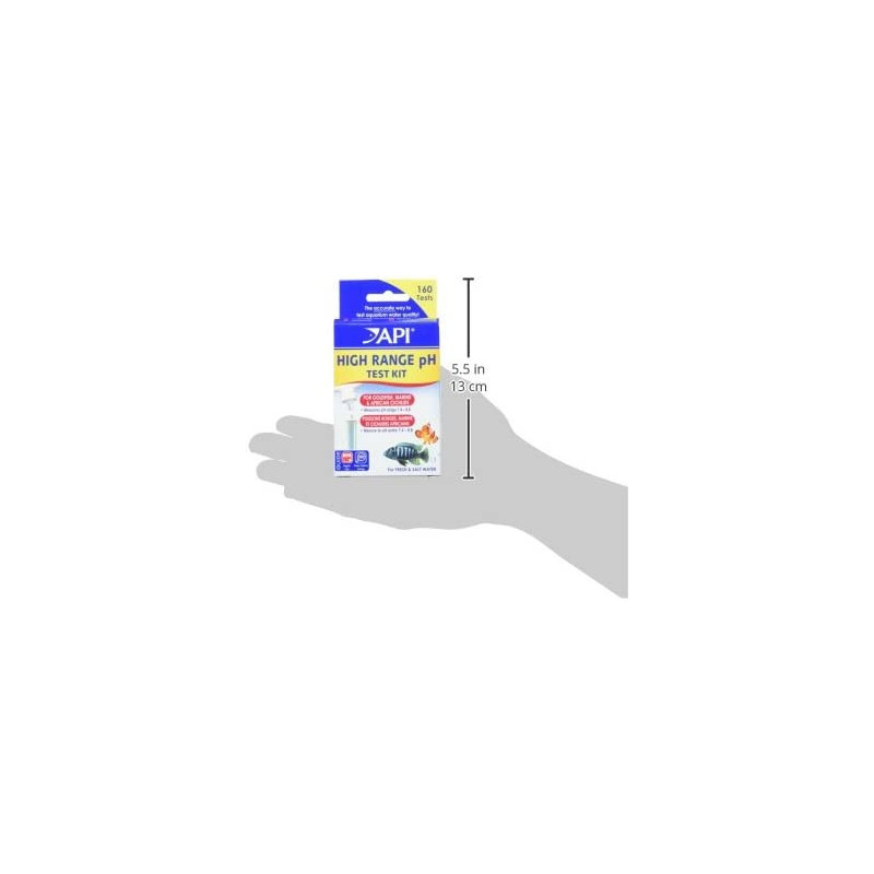 API High Range pH Test Kit 160 count