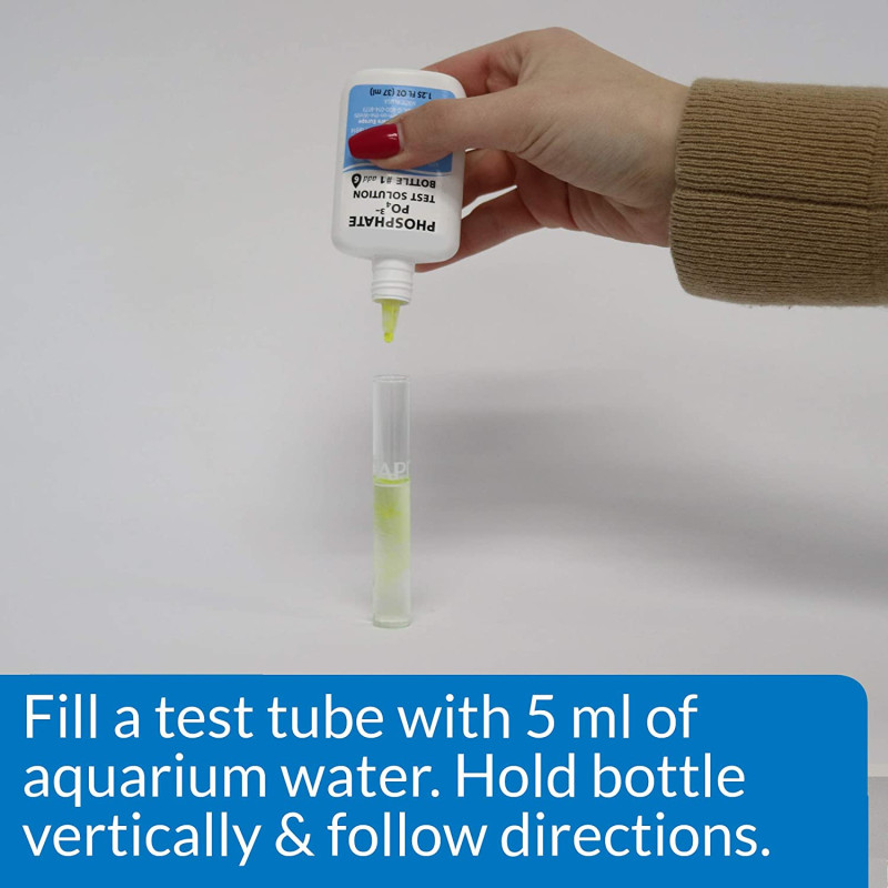 API Phosphate PO4 Freshwater & Saltwater Aquarium Test Kit 150 count