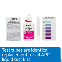 API Replacement Test Tubes for Aquarium Liquid Test Kits 24 count