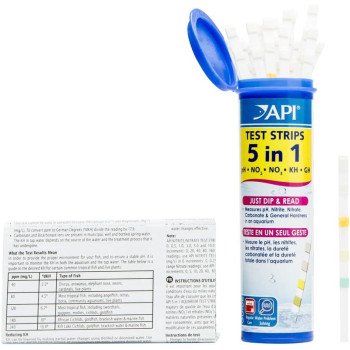 API 5 IN 1 Test Strips 25 Count