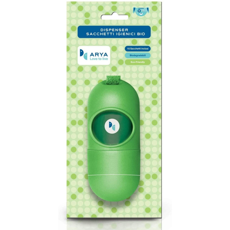 Lindocat Arya Dispenser with 1 Biodegradable refill of 15 bags
