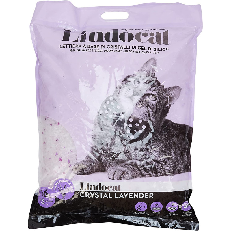 Lindocat LindoCat Crystal Lavender Scent silicagel 16 L