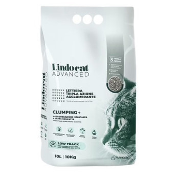 Lindocat Natural Bentonite Lindocat Advanced Clumping Plus Low Track 10 L Fragrance Free