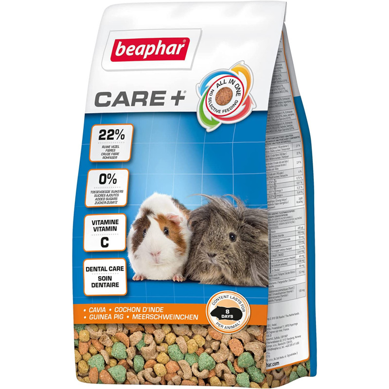 Beaphar Care+ Guinea Pig Food 250 g | Premium Food For Guinea Pigs