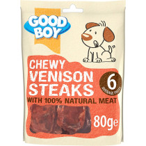 Armitage Chewy Venison Steaks 80G