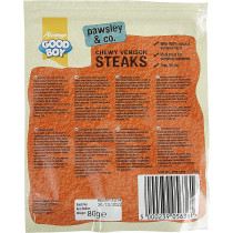 Armitage Chewy Venison Steaks 80G