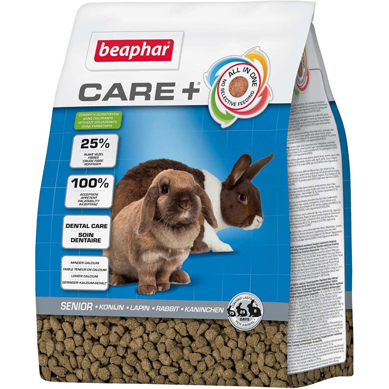 Beaphar Care+ Senior Rabbit Food 1.5kg | Premium Food For Senior Rabbits