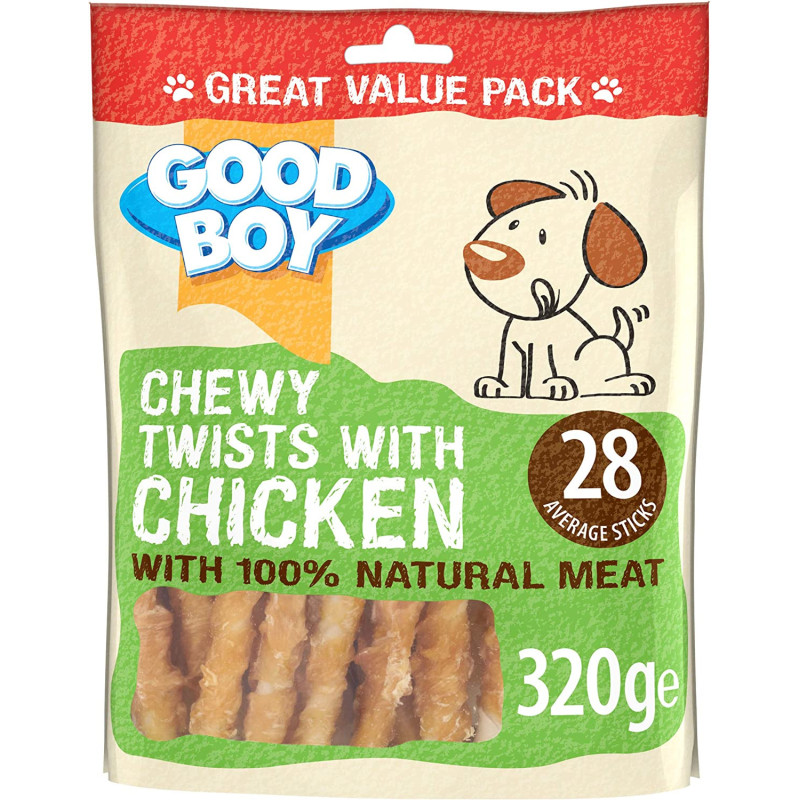 Armitage Good Boy Chewy Chicken Twists 320g Value Pack