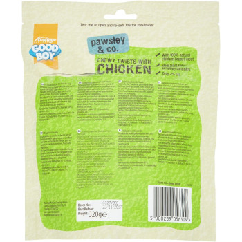 Armitage Good Boy Chewy Chicken Twists 320g Value Pack