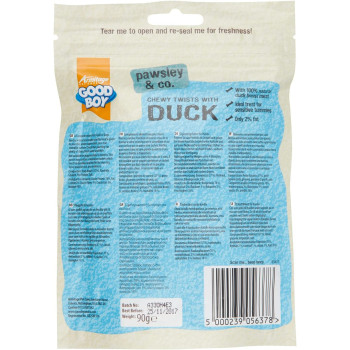 Armitage Chewy Duck Twists 90g