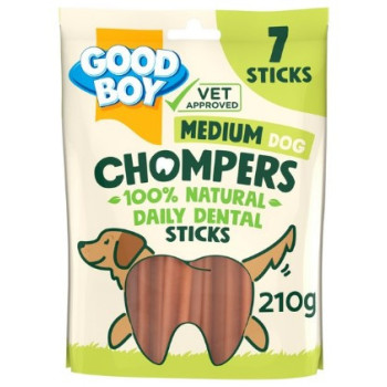 Armitage Goodboy Chompers Dental Sticks Medium 7 per pk 210g