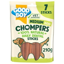 Armitage Goodboy Chompers Dental Sticks Medium 7 per pk 210g