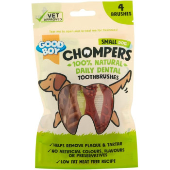 Armitage Goodboy Chompers Dental Toothbrush Small 4 per pk 60g