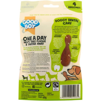 Armitage Goodboy Chompers Dental Toothbrush Small 4 per pk 60g