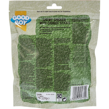 Armitage Chicken Carrot Stick 320G