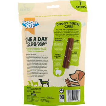 Armitage Goodboy Chompers Dental Sticks Large 7 per pk 265g