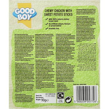 Armitage Chicken & Sweet potato Stick 90G