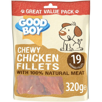 Armitage Goodboy Chewy Chicken Fillets 320g Value Pack