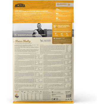 Acana 11.4 kg Prairie Poultry Classics Dog Food