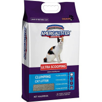 AFP America Litter Cat Litter Ultra Scooping 7kg 10L Grey CLAMERICAUS