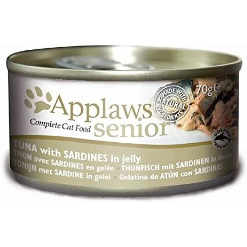 Applaws Cat Senior Tuna With Sardines 70G