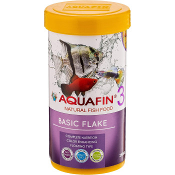 KW Zone Aquafin Basic Flakes Food for All Tropical Fish and Goldfish 250 ml