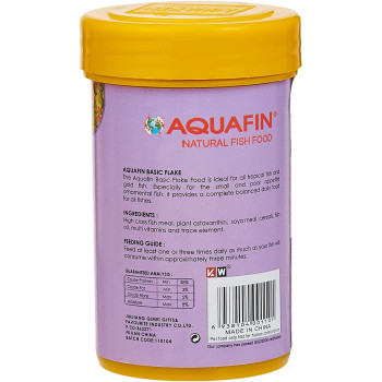Kw Zone Aquafin Basic Flake Food 100 ML | Premium Basic Flake Food