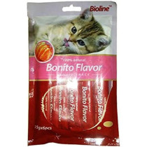 Bioline Cat Treats Bonito Natural Ingredients and Nutritious Snack 15 Gm