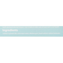 Bioline Tooth Paste With Liquid Calcium Freshens Dog Breath 50 G Multicolor
